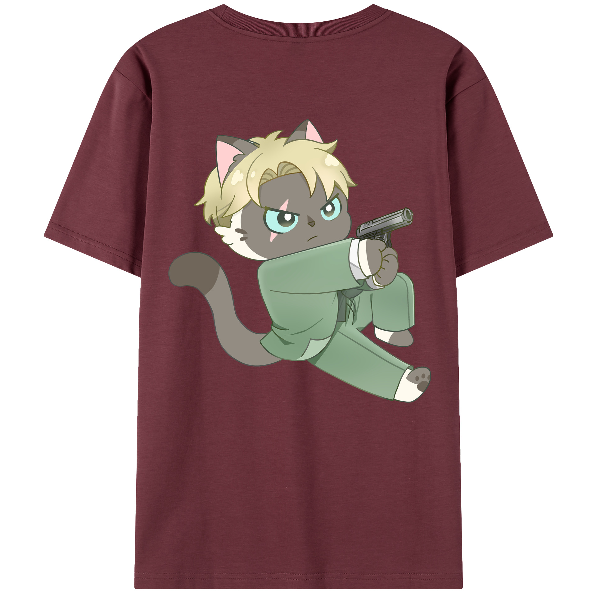 （画像用） SPY×FAMILY间谍家家酒 綿100％半袖Tシャツ（背面プリント）
